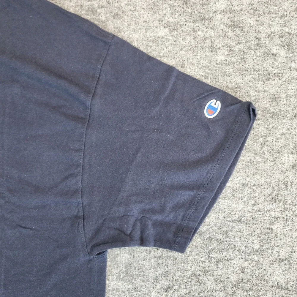 Champion‎ Mens T-Shirt Crew Neck Blue Short Sleeve GT23H - Picture 2 of 7